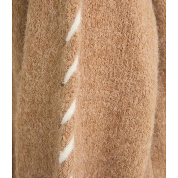 LE LIS Women's XSmall Mock Neck Long Sleeve Stitch Detail Sweater Dress - Picture 6 of 7